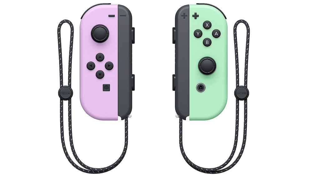 Pastel Purple and Green Joy-Cons