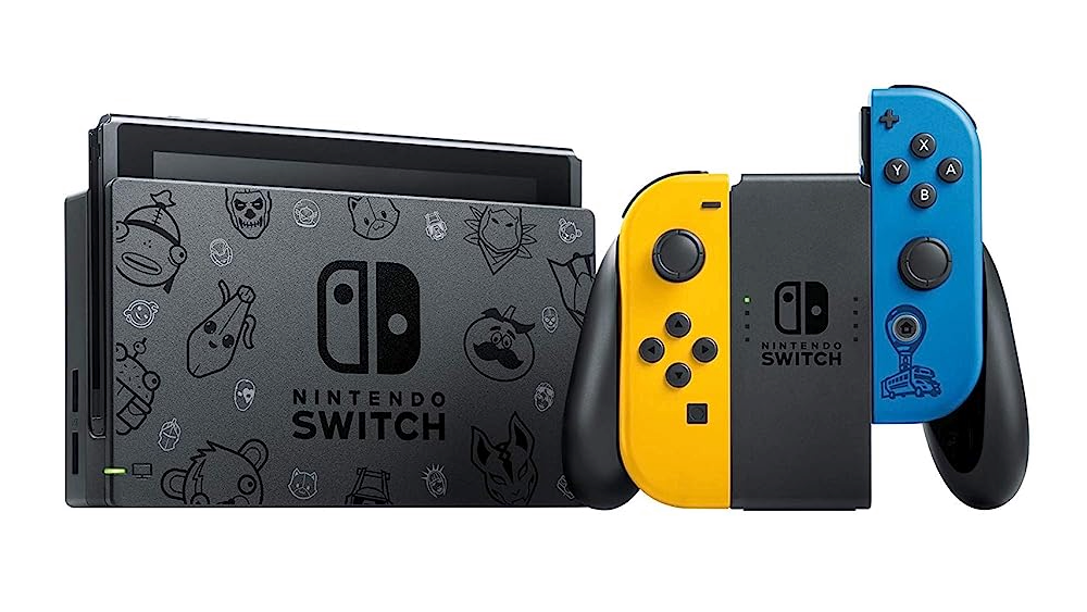 Fortnite Special-Edition Neon Blue and Yellow Joy-Con (Console version)