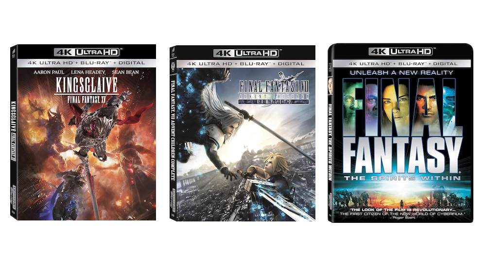 Final Fantasy 4K Blu-rays