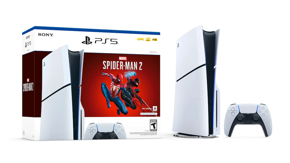 PS5 Slim Console + Spider-Man 2 Bundle