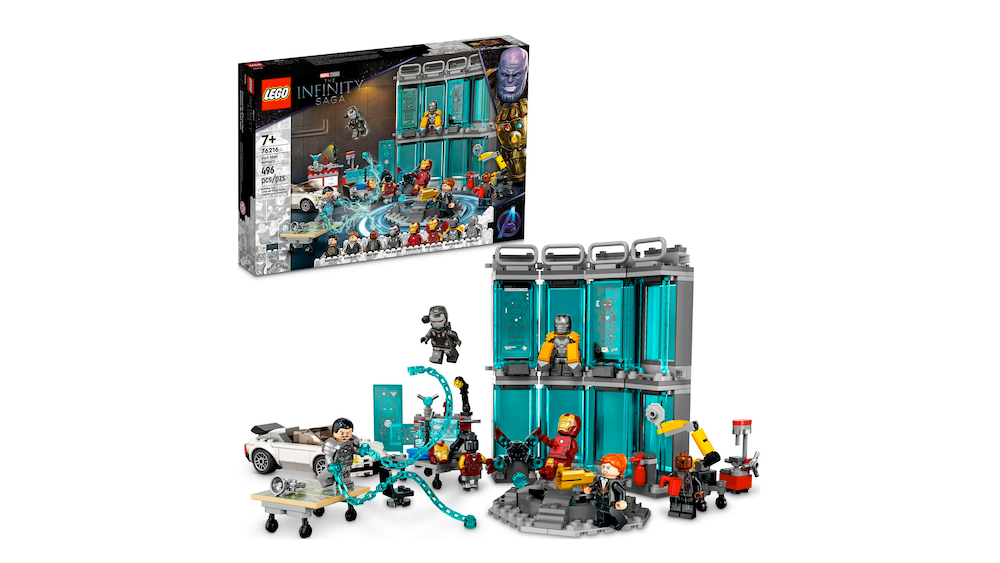 Lego Marvel Iron Man Armory (496 pieces)