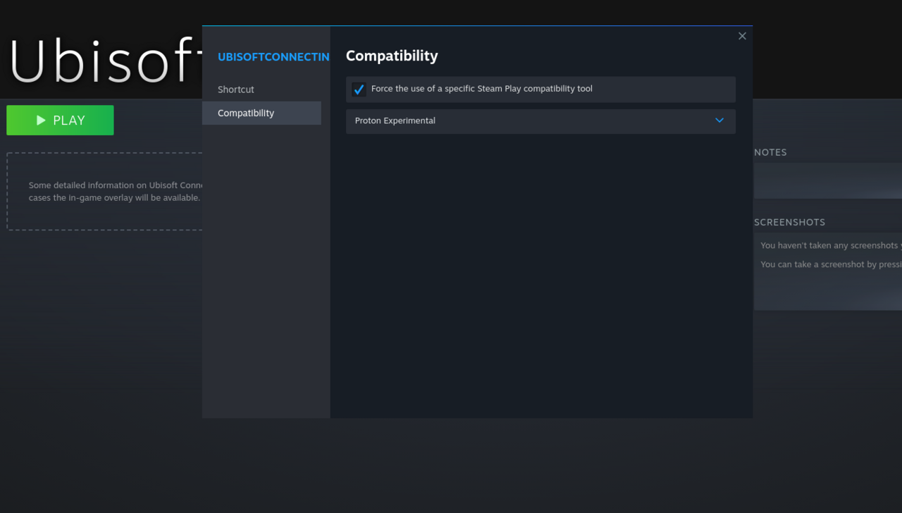 از ابزار Steam Play Compatibility Tool برای اجرای برنامه نصب استفاده کنید