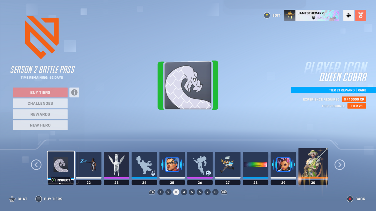 Tier 21 - Queen Cobra Player Icon