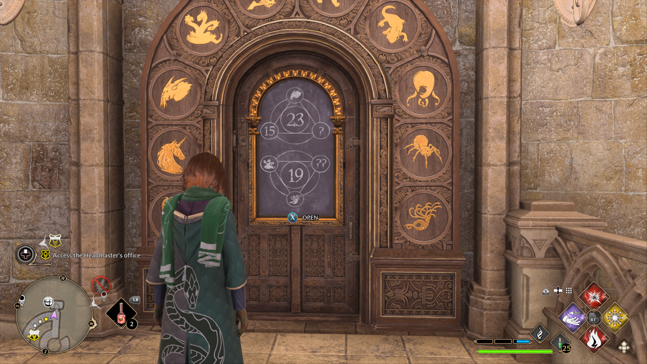 The symbolic door requires a bit of math.