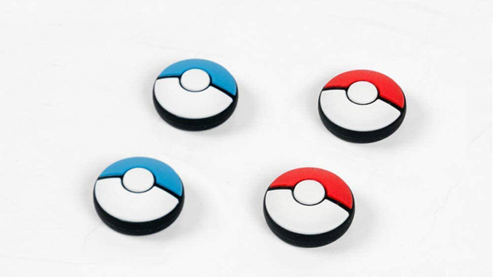 Nintendo Switch PokeBall silicone thumbstick grips