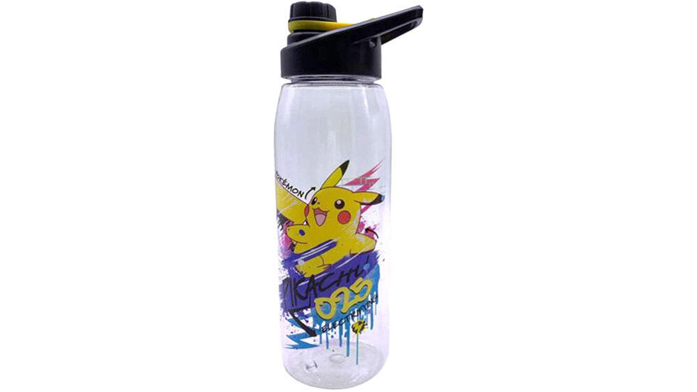 Silver Buffalo Graffiti Pikachu water bottle
