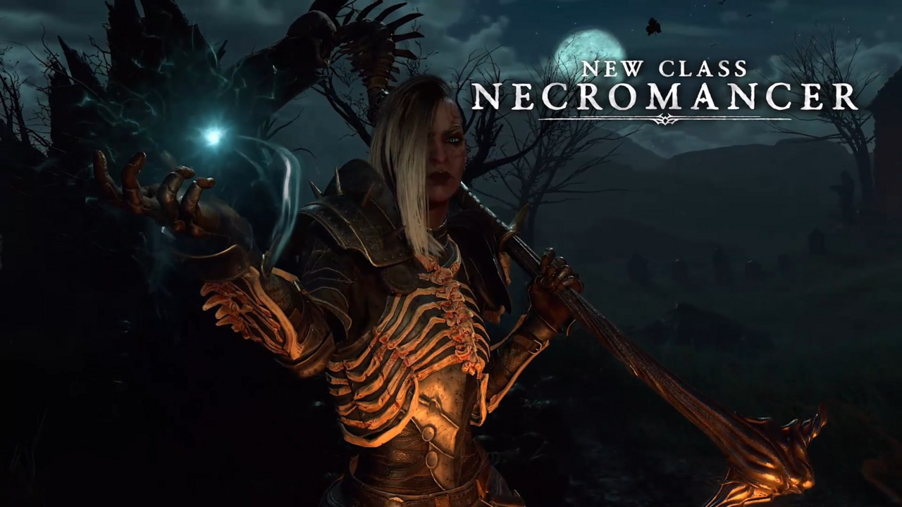 Diablo 4's fifth and final class is the Necromancer