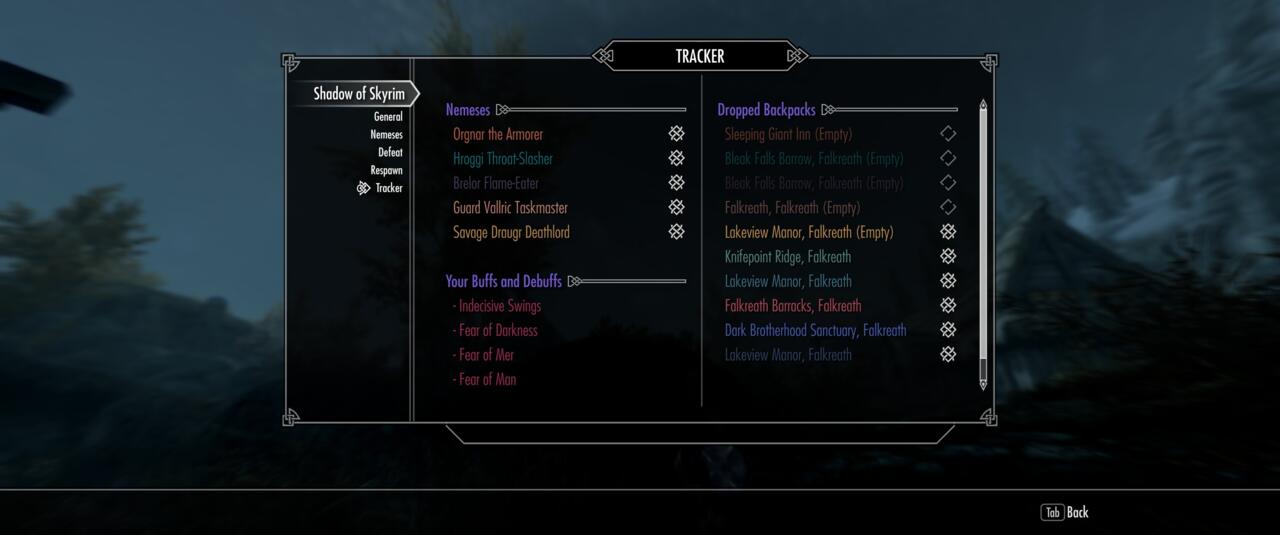 Just some of the options you can tinker with in this mod