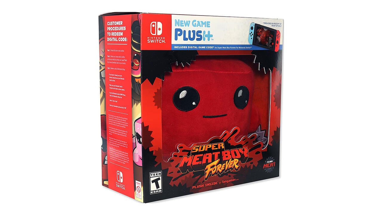 Super Meat Boy Forever (Plush and game code)