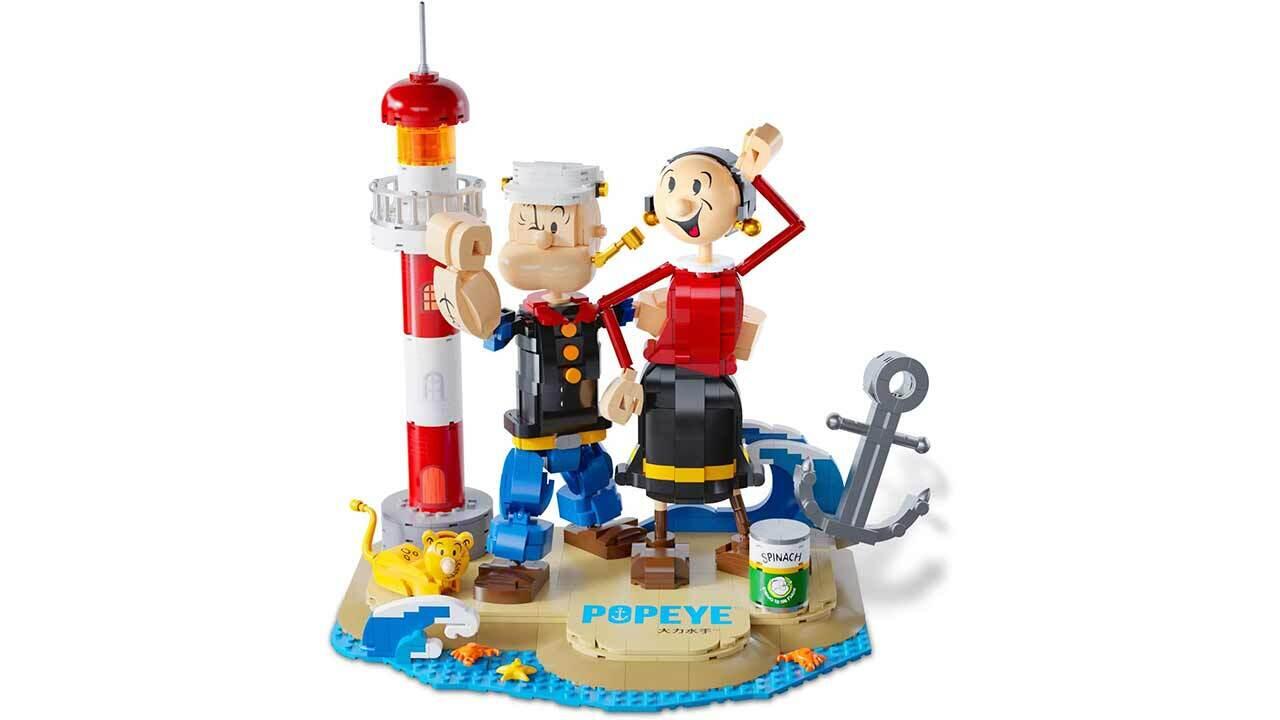 Popeye and Olive Buildable Characters Kit - $90 (was $110)