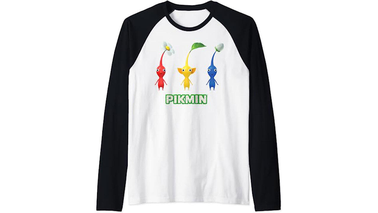 Pikmin trio baseball T-shirt
