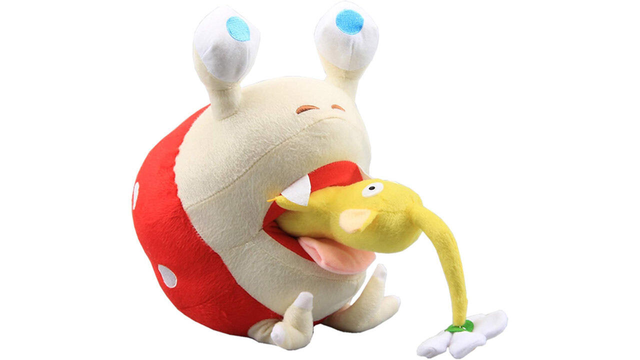 Pikmin Red Bulborb and Yellow Pikmin plush