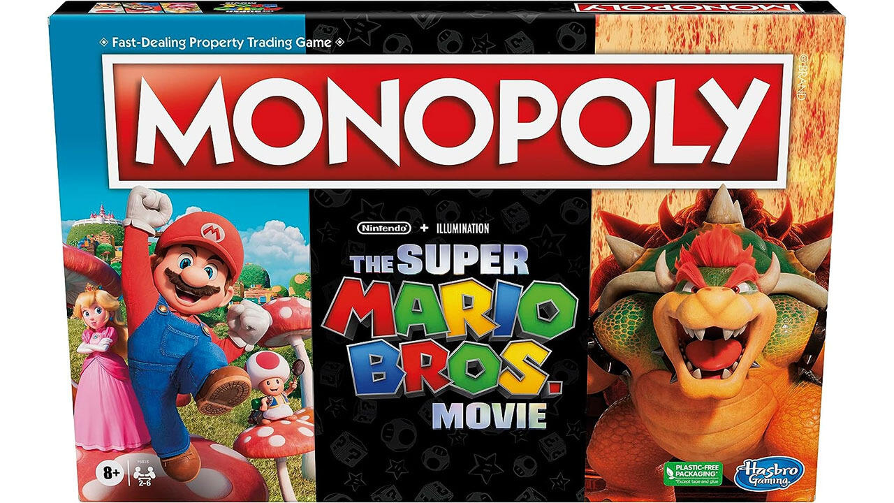 Super Mario Bros. Movie Monopoly and other board games