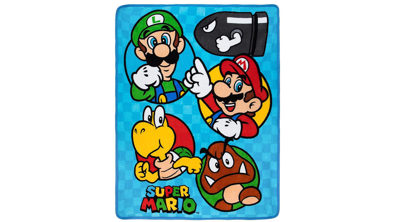 Super Mario Bros. Movie Throw Blankets