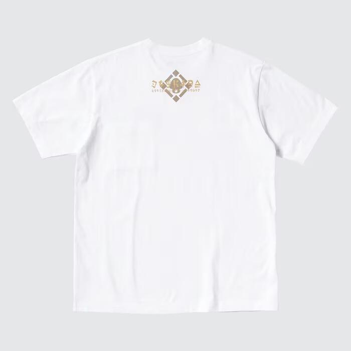The Legend of Zelda: Tears of the Kingdom Short-Sleeve Graphic T-Shirt in White with Pocket (Back)