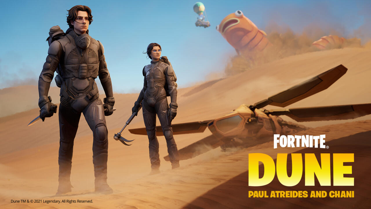 Dune comes to Fortnite just in time for the film's release in theaters and on HBO.