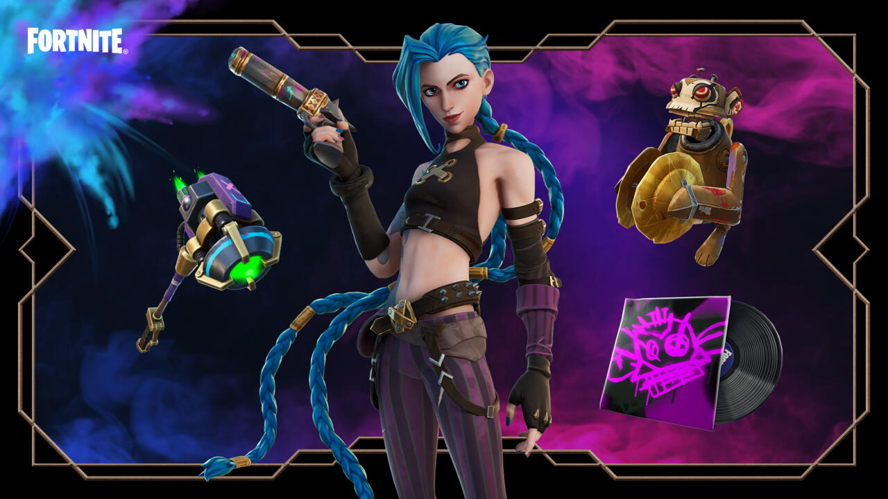The Fortnite Jinx skin marks a major crossover between two of gaming's biggest names.