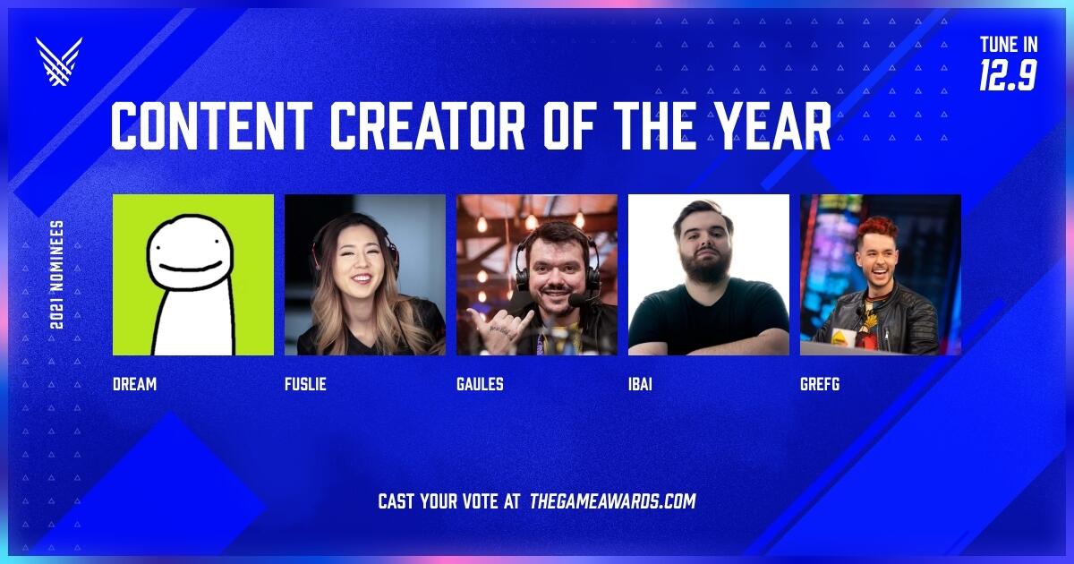 Content Creator of the Year Nominees: