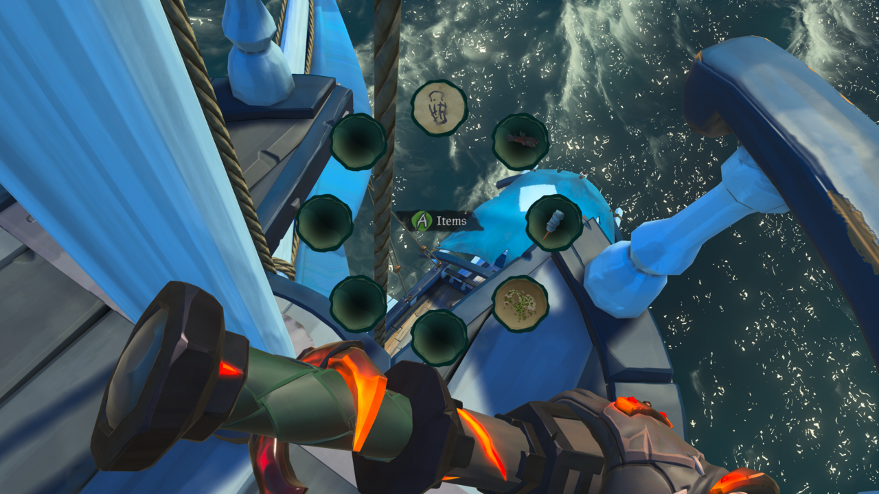 Each shark you summon requires a foursome of quest items that will appear in your radial menu.