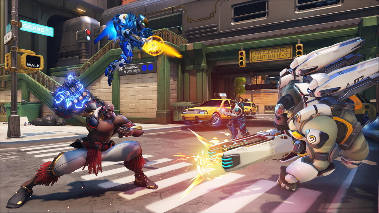 Winston (right) is a Tank mainstay, but Doomfist (left) was previously a DPS hero.