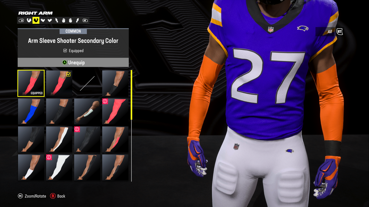 Fake teams got uniform overhauls, but player gear still sports the past color schemes.
