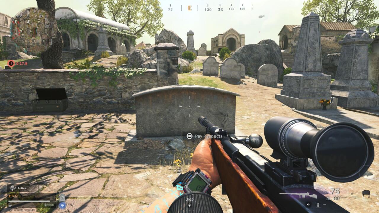 Tombstone for spawning a zombie on Fortune's Keep