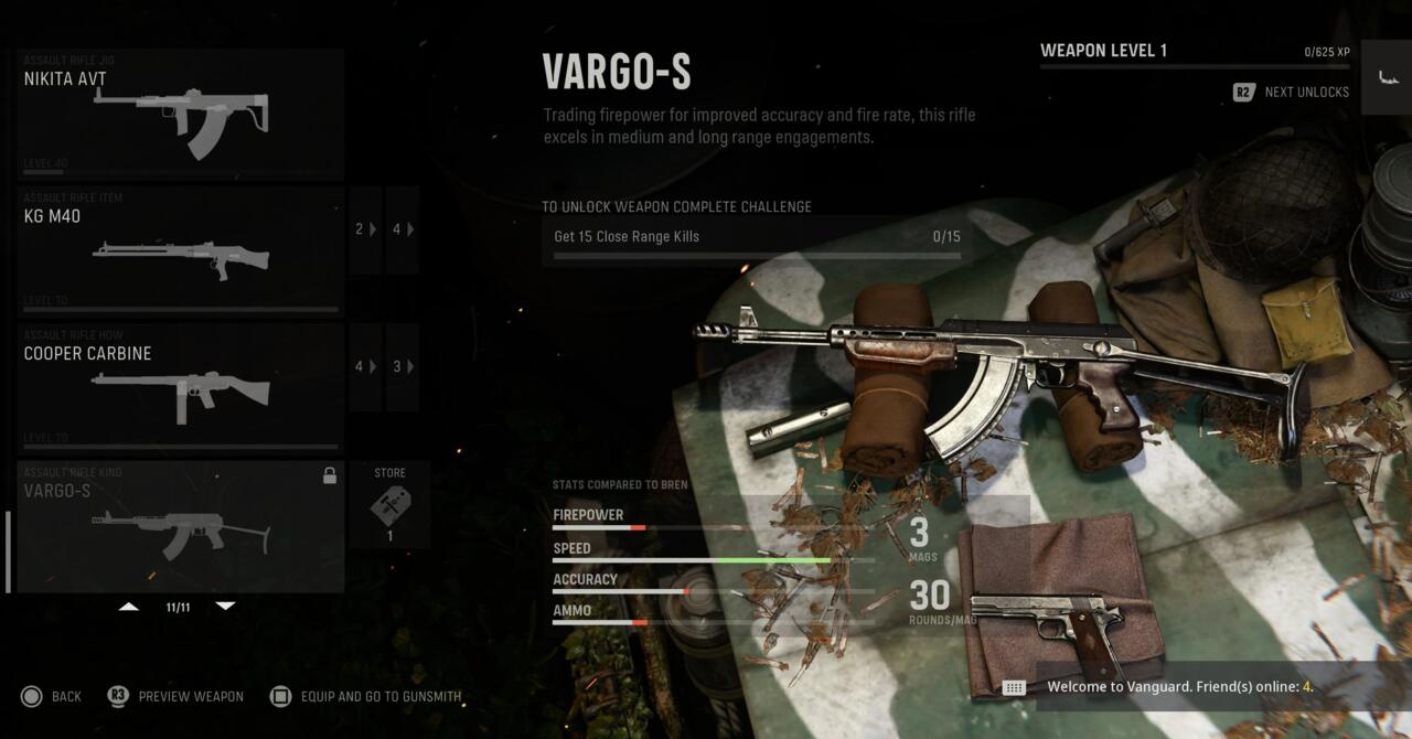 Vargo-S MP unlock challenge