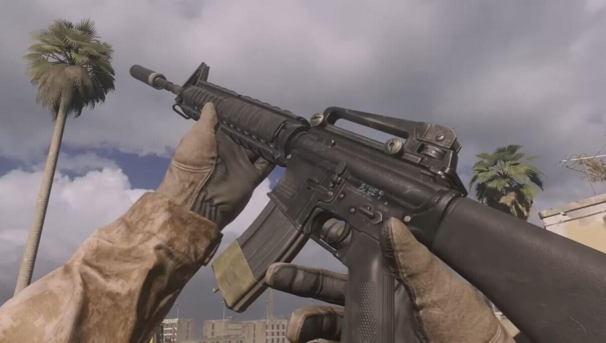 2. Modern Warfare 2007's M16A4
