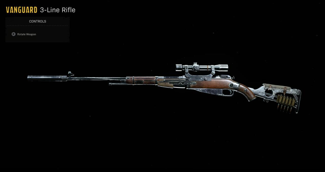 Rifle Sniper Sniper 3-line