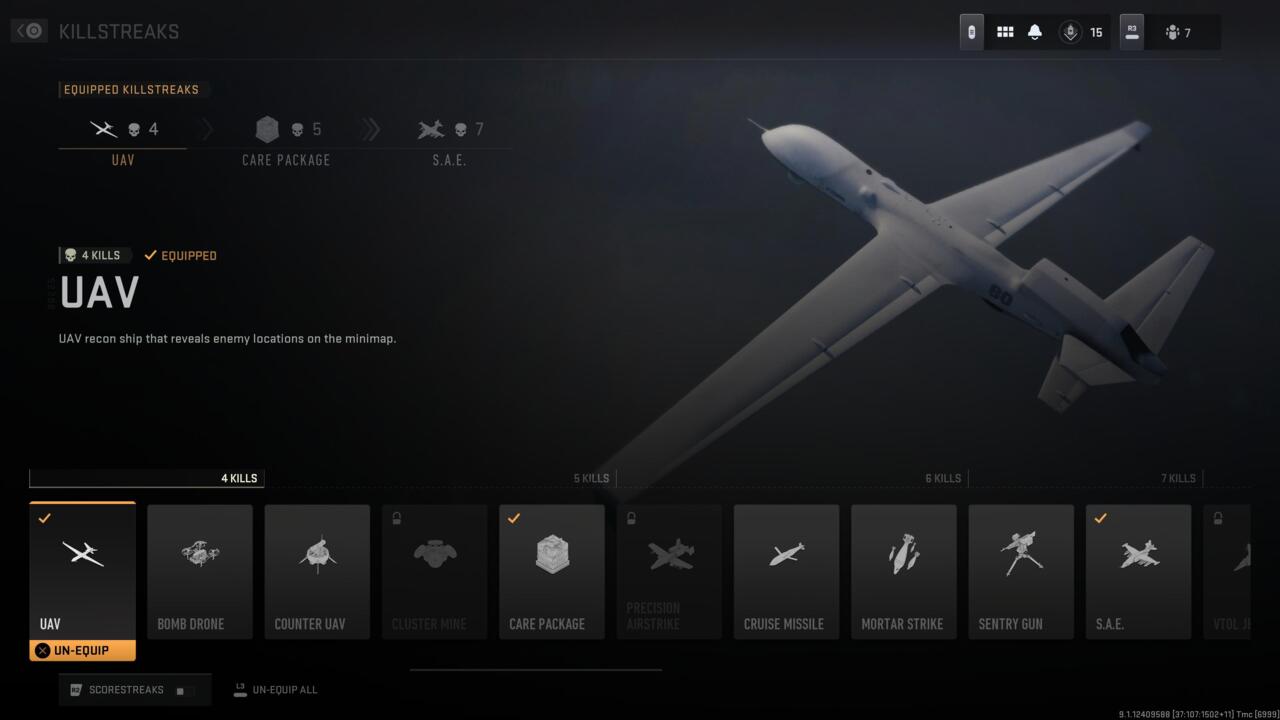 Modern Warfare 2 UAV killstreak