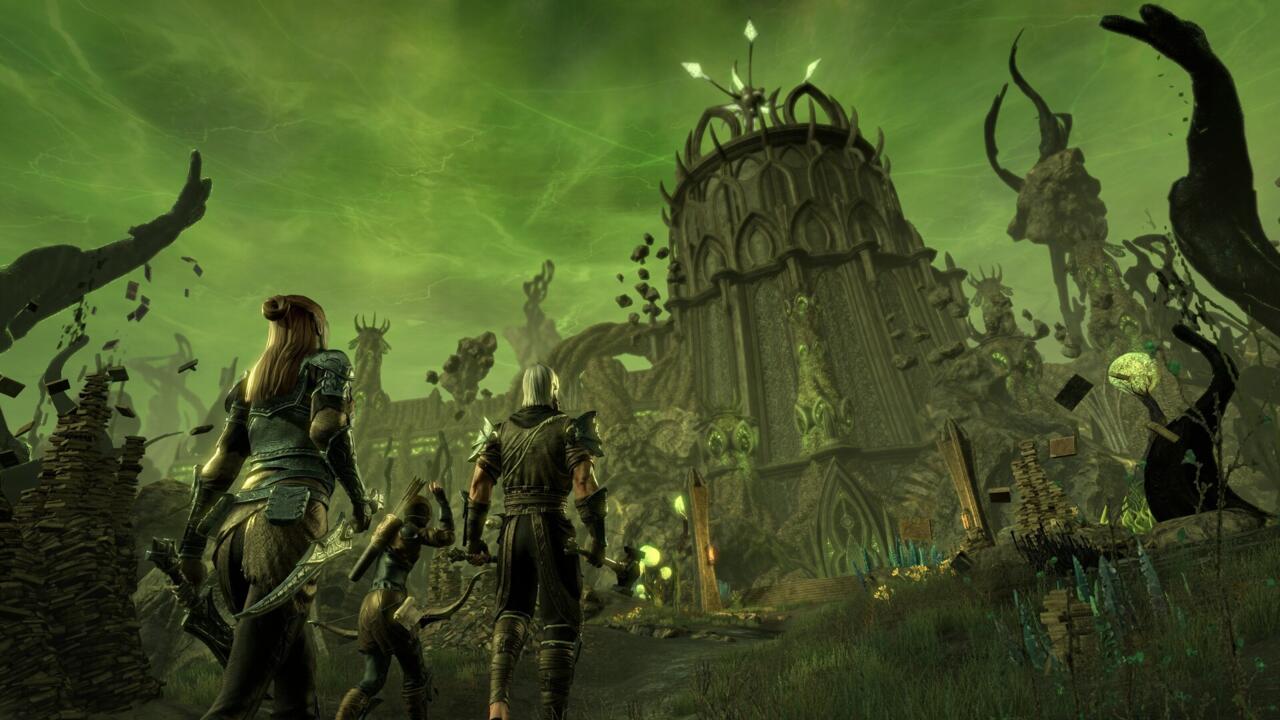 The Oblivion realm Apocrypha, home of Hermaeus Mora, is a major part of the Necrom chapter.