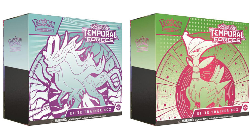 Preorder Pokemon TCG: Scarlet & Violet—Temporal Forces Elite Trainer Box (two versions, random selection)