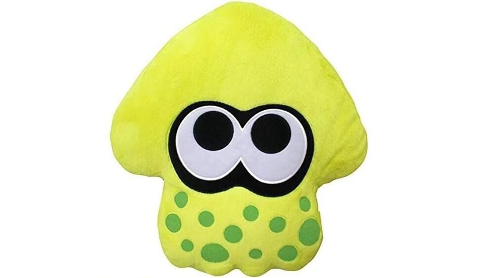 Little Buddy Splatoon 2 Neon Yellow Squid Cushion