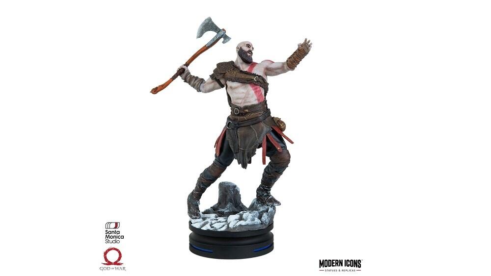 God of War Kratos Modern Icon Statue