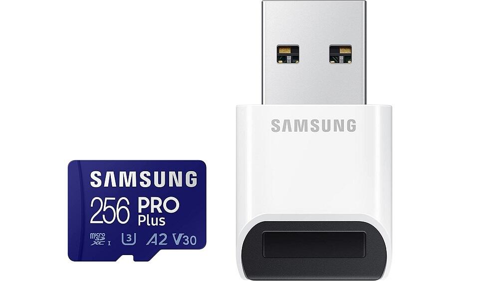 SAMSUNG PRO Plus + Reader 256GB microSDXC