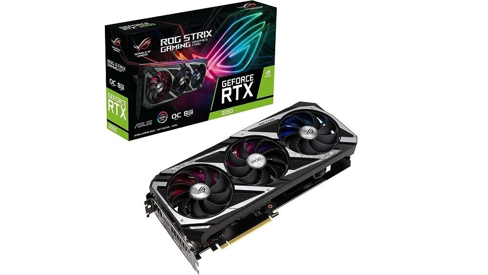 ASUS ROG Strix Nvidia GeForce RTX 3050 OC Edition GPU