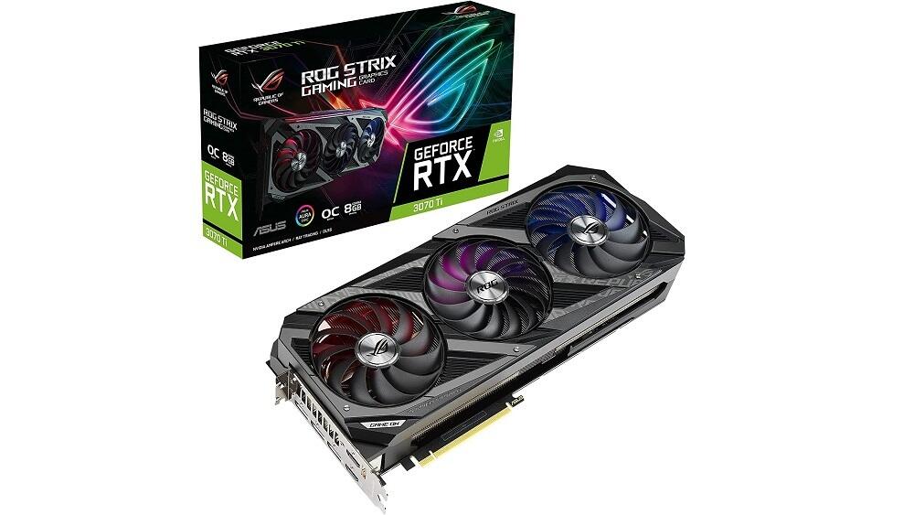 ASUS ROG Strix Nvidia GeForce RTX 3070 Ti OC Edition GPU