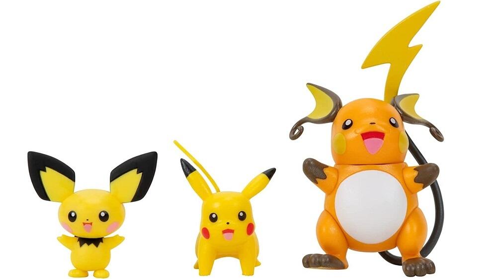 Pokemon Select Evolution 3-Pack (Pichu, Pikachu, Raichu)