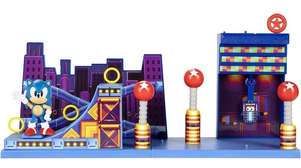 Sonic The Hedgehog Action Figures Studiopolis Zone Playset