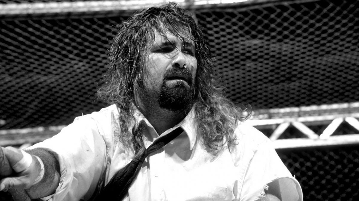 Mick Foley's concussion, dislocated jaw, dislocated shoulder, bruised kidney, and broken teeth