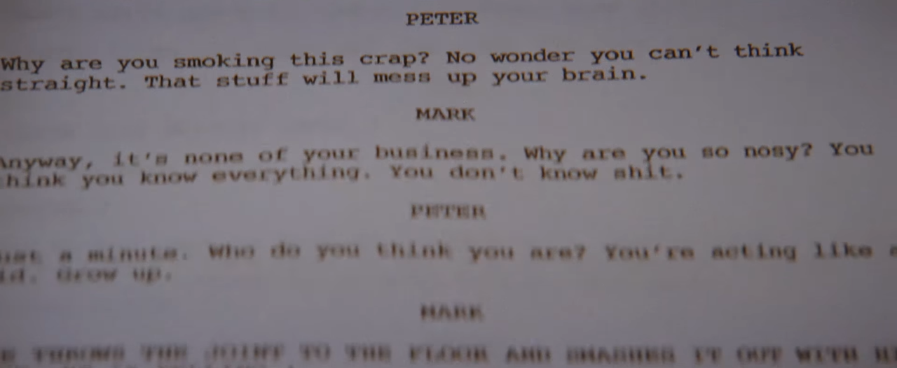 3. The Room's script actually was edited--albeit lightly