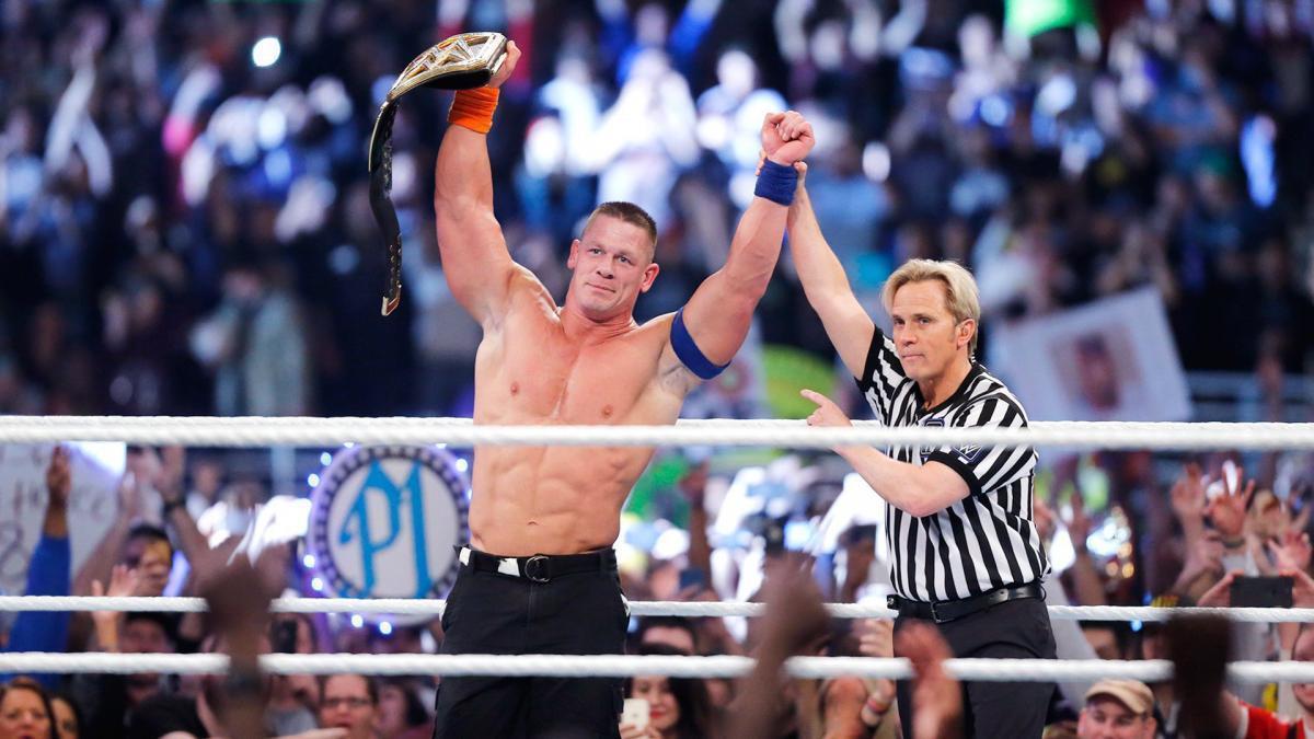 3. John Cena Ties Ric Flair's World Championship Record