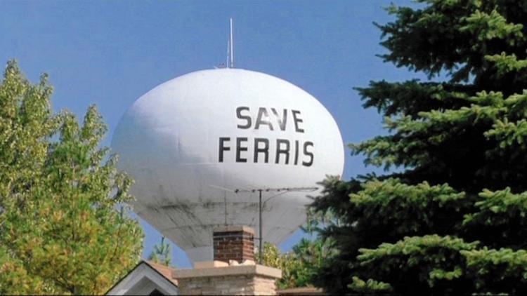 There's a "Save Ferris" logo in Aech's apartment too