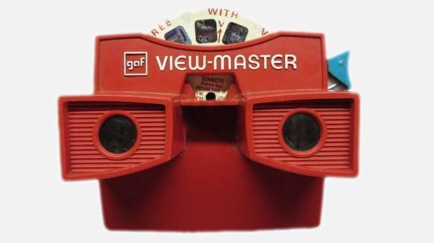 Halliday's desk also has slides for a View-Master