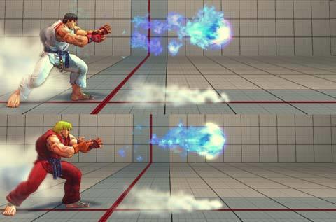 Parzival uses the Hadoken move from Street Fighter