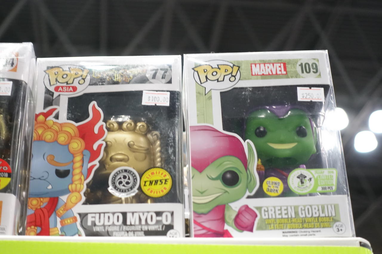 32. Fudo Myo-O ($100) and Green Goblin ($250)