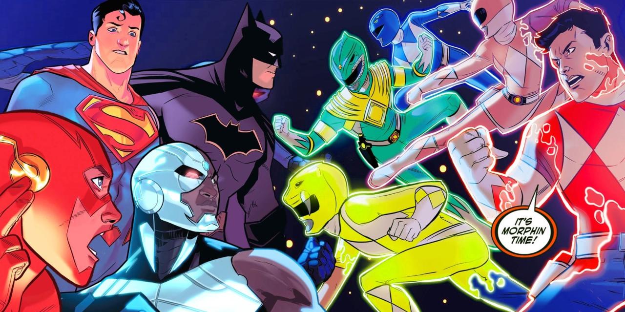 6. Justice League gets Mighty Morphin