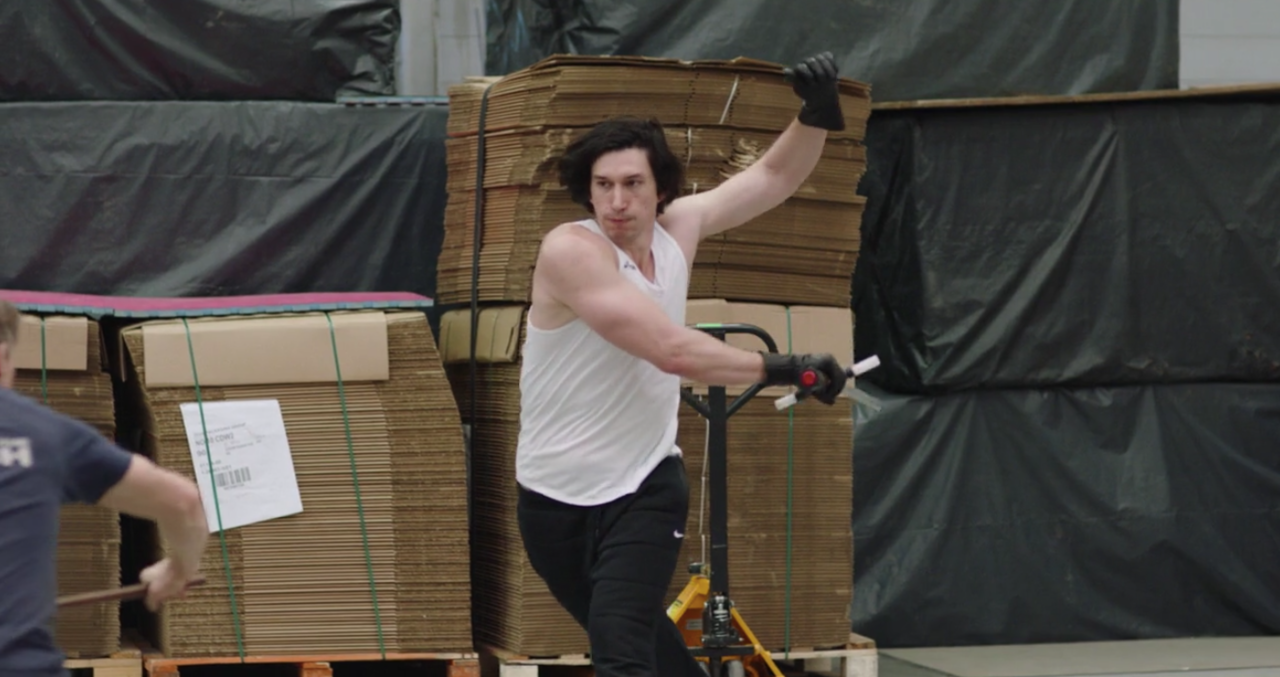 11. Adam Driver did all his own stunts