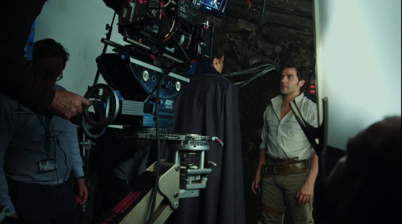 41. The scene where Poe says goodbye to Leia was Oscar Isaac's idea