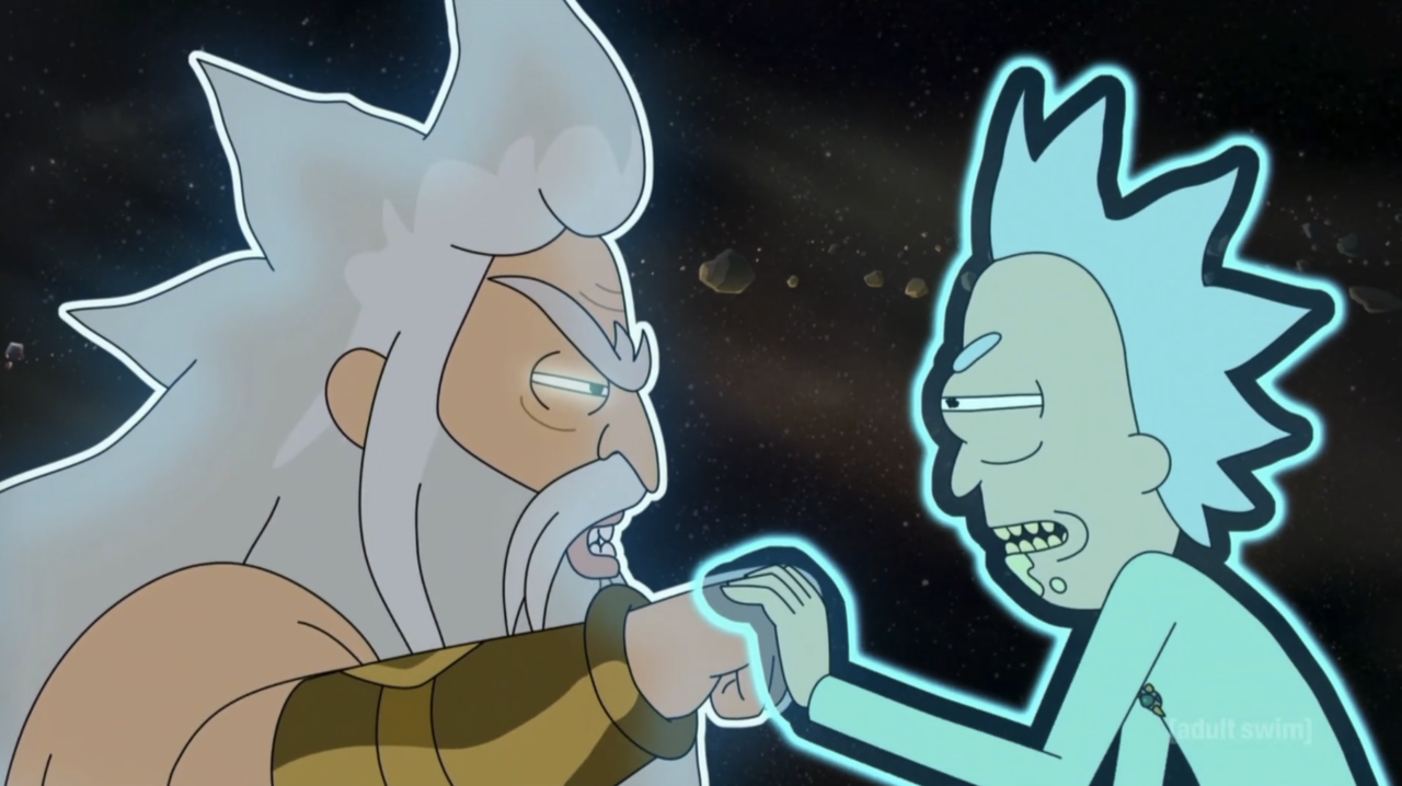 This week on Rick and Morty, we finally found out whether Rick is more powerful than God.